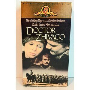 Doctor Zhivago VHS 2 Tape Set 1988 Omar Sharif Julie Christie